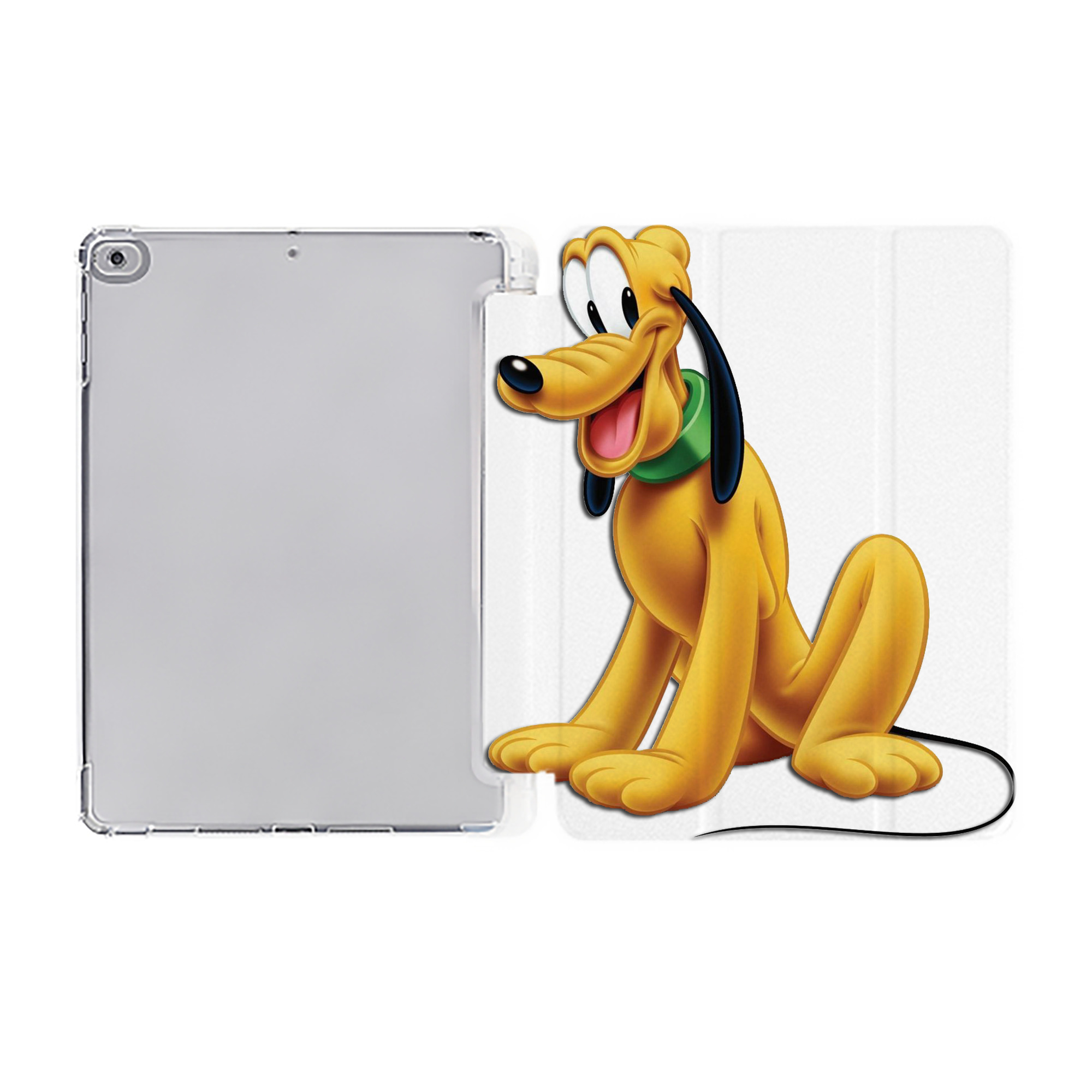 （画像用） ミッキーマウス Mickey Mouse IPad ケース ペン収納付き 三つ折りスタンド PUレザー×シリコン 対応機種9.5/10.5/10.9インチ